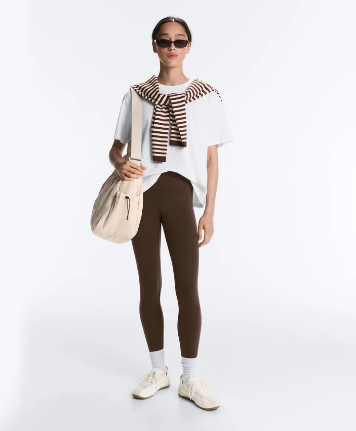 Leggings de cintura alta e comprimento até ao tornozelo Comfortlux Leggings de cintura alta e comprimento até ao tornozelo Comfortlux