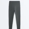 Leggings de cintura alta e comprimento até ao tornozelo Comfortlux Leggings de cintura alta e comprimento até ao tornozelo Comfortlux