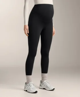 Leggings de maternidade quentes até ao tornozelo, com 70 cm Leggings de maternidade quentes até ao tornozelo, com 70 cm