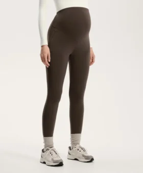 Leggings de maternidade quentes até ao tornozelo, com 70 cm Leggings de maternidade quentes até ao tornozelo, com 70 cm