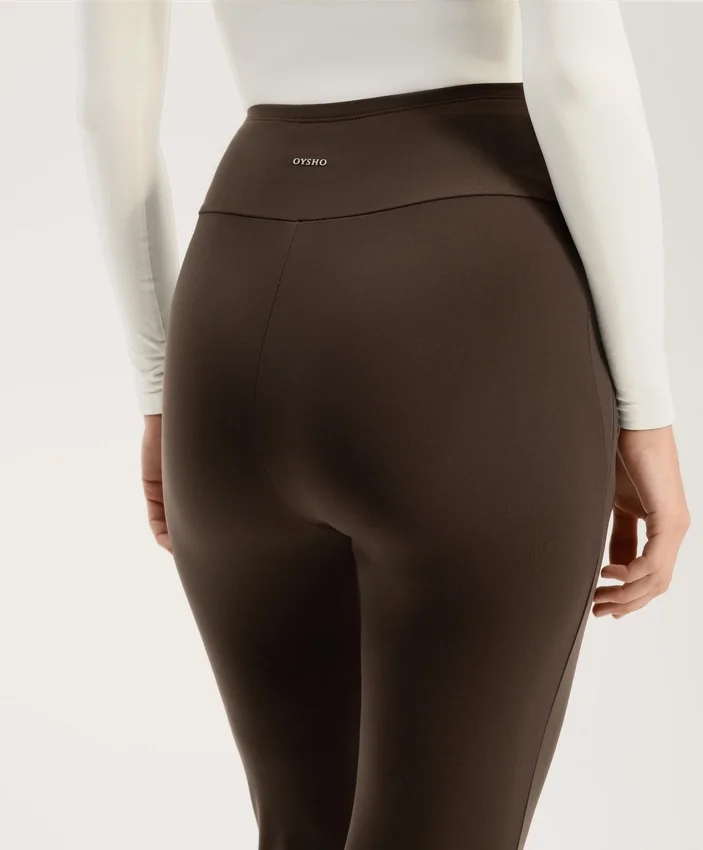 Leggings de maternidade quentes até ao tornozelo, com 70 cm Leggings de maternidade quentes até ao tornozelo, com 70 cm