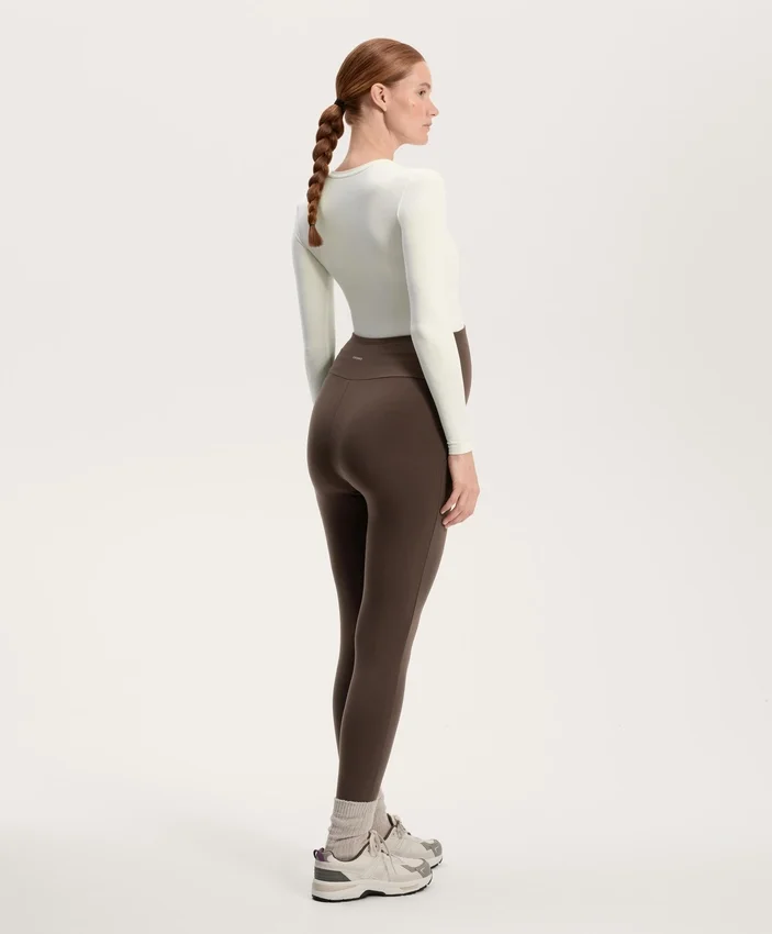 Leggings de maternidade quentes até ao tornozelo, com 70 cm Leggings de maternidade quentes até ao tornozelo, com 70 cm