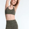 Leggings Evermove com estampa de leopardo, cintura alta e comprimento até ao tornozelo Leggings Evermove com estampa de leopardo, cintura alta e comprimento até ao tornozelo