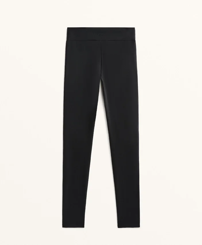 Leggings quentes com cintura alta de 70 cm e comprimento até ao tornozelo Leggings quentes com cintura alta de 70 cm e comprimento até ao tornozelo