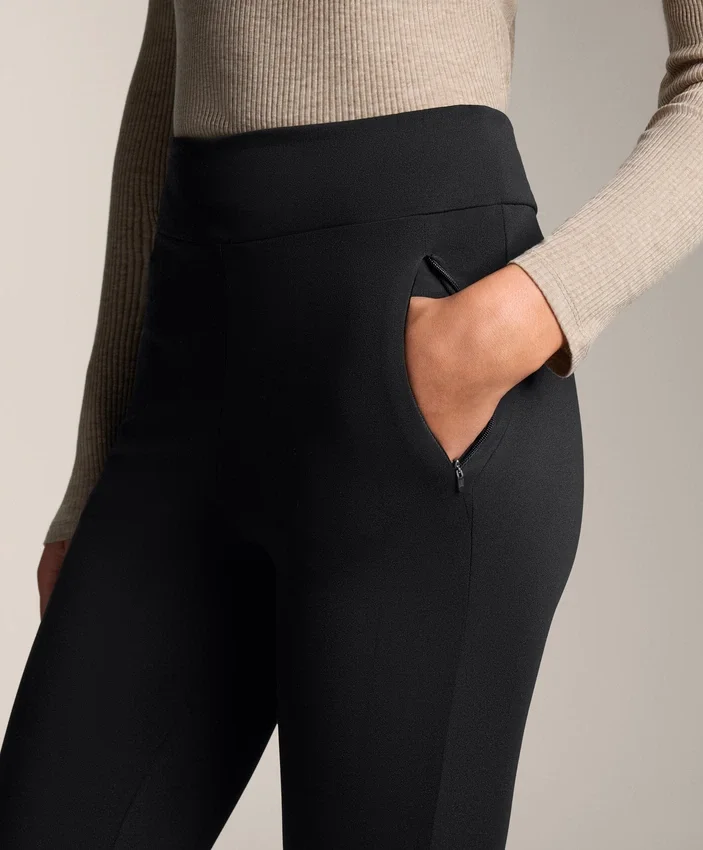Leggings quentes com cintura alta de 70 cm e comprimento até ao tornozelo Leggings quentes com cintura alta de 70 cm e comprimento até ao tornozelo
