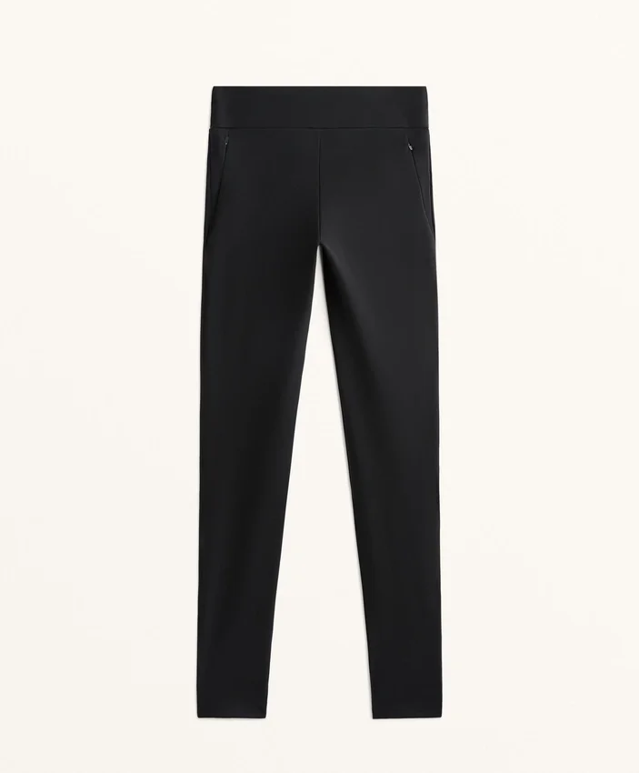 Leggings quentes com cintura alta de 70 cm e comprimento até ao tornozelo Leggings quentes com cintura alta de 70 cm e comprimento até ao tornozelo