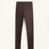 Leggings quentes de cintura alta, até ao tornozelo, com bolsos, 70 cm