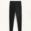 Leggings quentes de cintura alta, até ao tornozelo, com bolsos, 70 cm