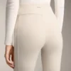 Leggings quentes de cintura alta, até ao tornozelo, com bolsos, 70 cm