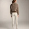 Leggings quentes de cintura alta, até ao tornozelo, com bolsos, 70 cm