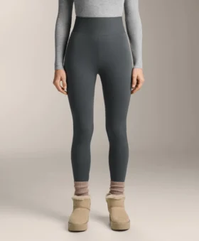 Leggings sem costuras, de cintura superalta e cano até ao tornozelo, com canelado extraquente, 70 cm Leggings sem costuras, de cintura superalta e cano até ao tornozelo, com canelado extraquente, 70 cm