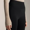 Leggings sem costuras, de cintura superalta e extraquentes, com comprimento até ao tornozelo de 70 cm