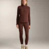 Leggings sem costuras super-extra-quentes, de cintura alta (70 cm) e comprimento até ao tornozelo