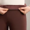 Leggings sem costuras super-extra-quentes, de cintura alta (70 cm) e comprimento até ao tornozelo