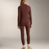 Leggings sem costuras super-extra-quentes, de cintura alta (70 cm) e comprimento até ao tornozelo