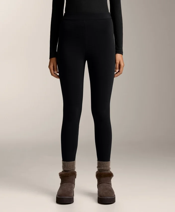 Leggings sem costuras, superquentes, de cintura alta e comprimento até ao tornozelo, com 70 cm Leggings sem costuras, superquentes, de cintura alta e comprimento até ao tornozelo, com 70 cm