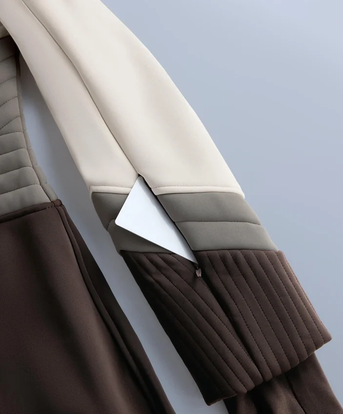 Casaco de esqui Primaloft® com blocos de cor, superajustado e resistente à água Casaco de esqui Primaloft® com blocos de cor, superajustado e resistente à água