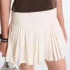 Saias curtas plissadas sem costuras de cintura alta Saias curtas plissadas sem costuras de cintura alta