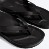Sandália de sapatos rasos com tiras Sandália de sapatos rasos com tiras