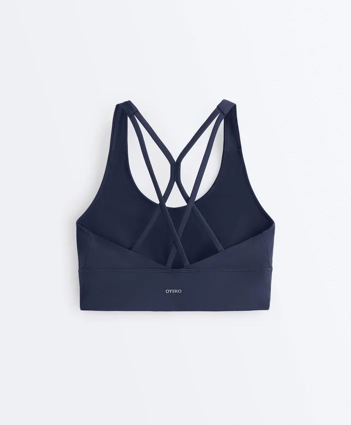 Sutiã desportivo Comfortlux de apoio médio com copas Sutiã desportivo Comfortlux de apoio médio com copas