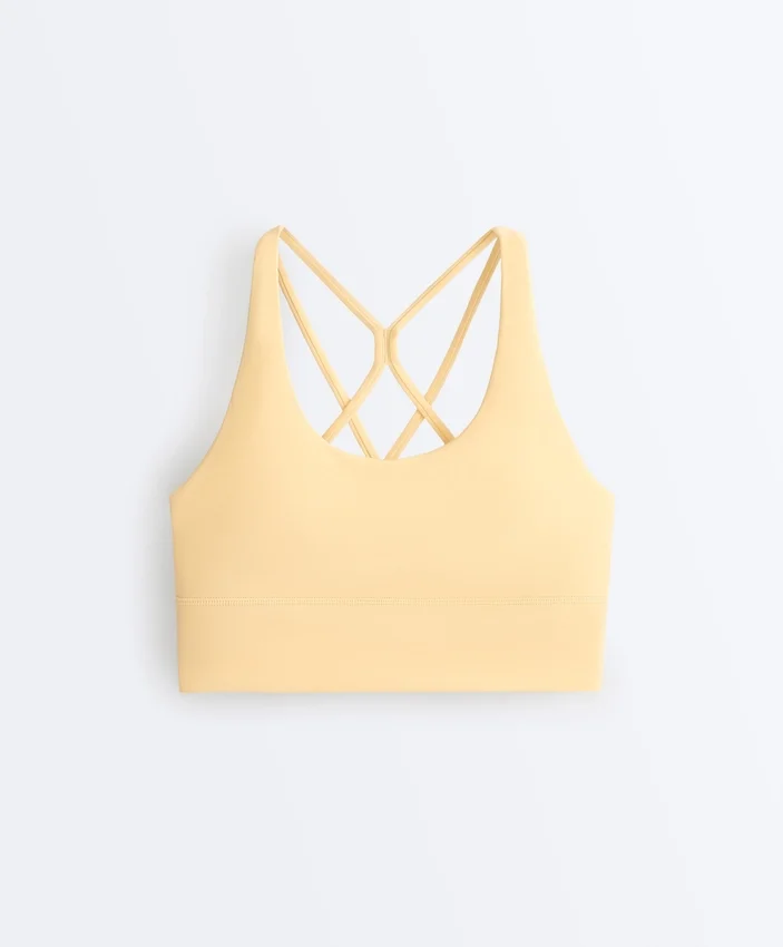 Sutiã desportivo Comfortlux de apoio médio com copas Sutiã desportivo Comfortlux de apoio médio com copas