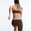 Sutiã desportivo Comfortlux de suporte leve com alças cruzadas Sutiã desportivo Comfortlux de suporte leve com alças cruzadas