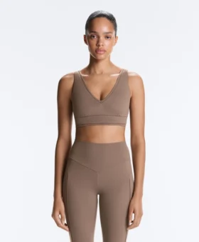 Sutiã desportivo Comfortlux de suporte médio com bainha em ponto de alinhavo