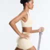 Sutiã desportivo Comfortlux de suporte médio com bainha em ponto de alinhavo Sutiã desportivo Comfortlux de suporte médio com bainha em ponto de alinhavo