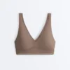 Sutiã desportivo Comfortlux de suporte médio com bainha em ponto de alinhavo Sutiã desportivo Comfortlux de suporte médio com bainha em ponto de alinhavo