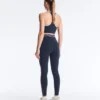 Sutiã desportivo Compressive e suporte médio com copas de borracha Sutiã desportivo Compressive e suporte médio com copas de borracha