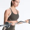 Sutiã desportivo compressivo de apoio firme com detalhes refletores Sutiã desportivo compressivo de apoio firme com detalhes refletores