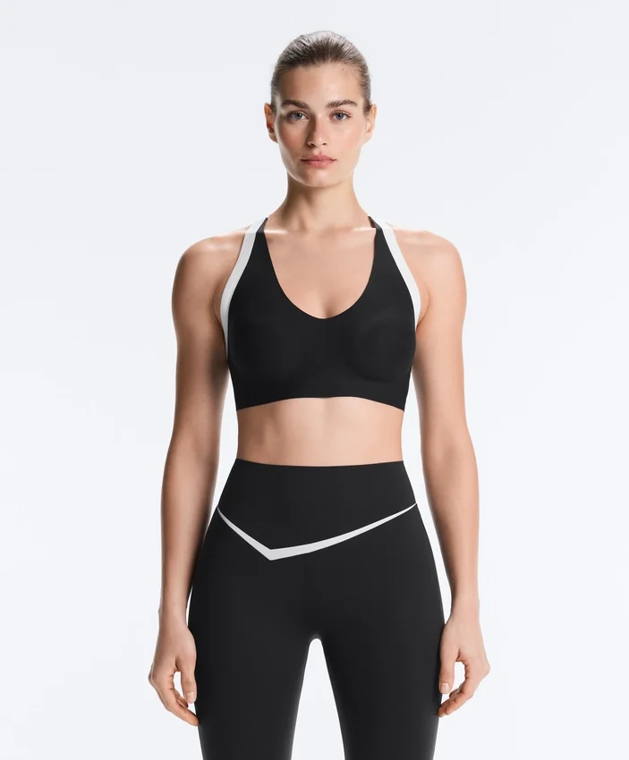 Sutiã desportivo de contraste com suporte médio Perfect-Adapt Sutiã desportivo de contraste com suporte médio Perfect-Adapt