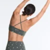 Sutiã desportivo Evermove de apoio leve com estampado floral Sutiã desportivo Evermove de apoio leve com estampado floral