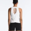 T-shirt Comfortlux com costas cruzadas T-shirt Comfortlux com costas cruzadas