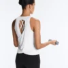 T-shirt Comfortlux com costas cruzadas T-shirt Comfortlux com costas cruzadas