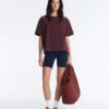 Bolsa tipo shopper com acabamentos contrastantes Bolsa tipo shopper com acabamentos contrastantes