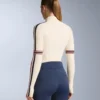 T-shirt de malha térmica com detalhes contrastantes T-shirt de malha térmica com detalhes contrastantes