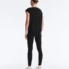 T-shirt sem mangas em mistura de modal T-shirt sem mangas em mistura de modal