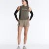 T-shirts sem mangas técnicas com texto