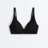 Top de biquíni com laço nas costas e decote halter em piqué Top de biquíni com laço nas costas e decote halter em piqué