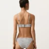Top de biquíni halter em jacquard com bolinhas Top de biquíni halter em jacquard com bolinhas