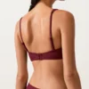 Top de biquíni halter em jacquard de mini xadrez Top de biquíni halter em jacquard de mini xadrez