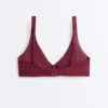 Top de biquíni halter em jacquard de mini xadrez Top de biquíni halter em jacquard de mini xadrez