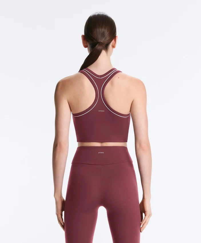 Tops Comfortlux sem mangas com decote halter Tops Comfortlux sem mangas com decote halter
