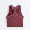 Tops Comfortlux sem mangas com decote halter Tops Comfortlux sem mangas com decote halter