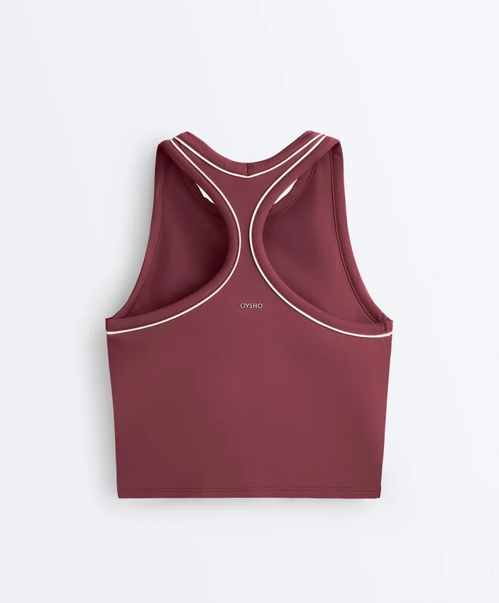 Tops Comfortlux sem mangas com decote halter Tops Comfortlux sem mangas com decote halter