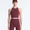 Tops Comfortlux sem mangas com decote halter Tops Comfortlux sem mangas com decote halter