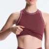 Tops Comfortlux sem mangas com decote halter Tops Comfortlux sem mangas com decote halter