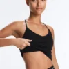 Tops de manga curta Comfortlux com alças ajustáveis