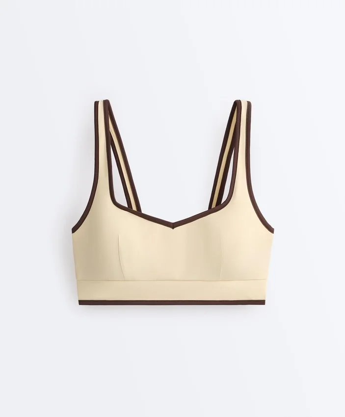 Tops sem mangas Comfortlux com contraste Tops sem mangas Comfortlux com contraste